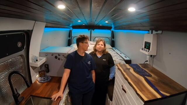 Van Build Updates | Women Builds Out Promaster Van For Travel Nursing | Van Deck | Van Tour