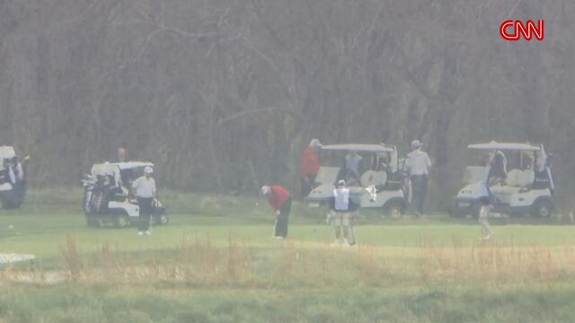 WATCH: President Trump goes golfing during G-20 virtual summit session