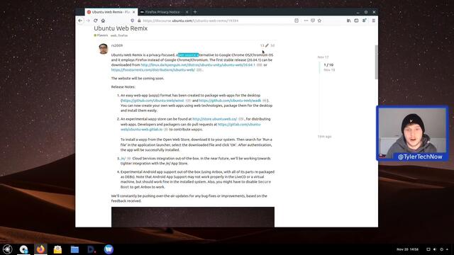 Ubuntu Web Remix | An Alternative to Chrome OS
