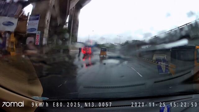 Driving Through Guindy Before the Cyclone