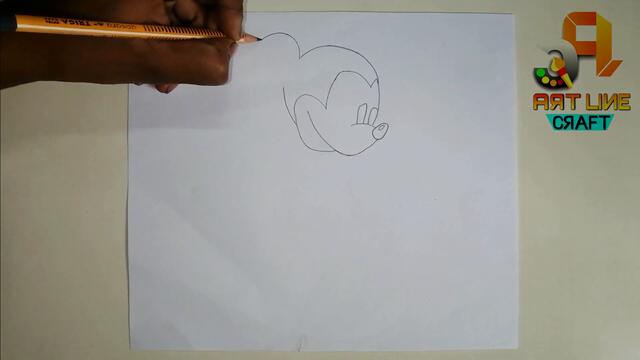 How to Draw Mickey Mouse | Easy Cartoon Drawing