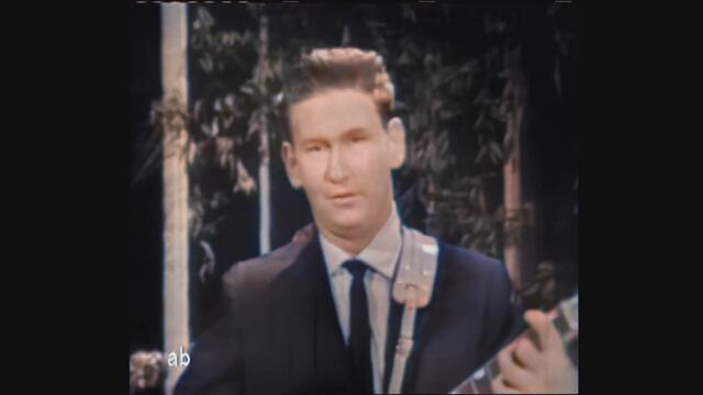 Roy Orbison on TV 1960 Only The Lonely - AI Colorized and Upscaled