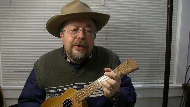 Willard Losinger Performs "Sweet Betsy from Pike" with Recorder, Ukulele and Harmonica Accompaniment