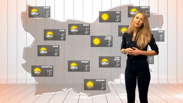 Прогноза за времето за 3 декември