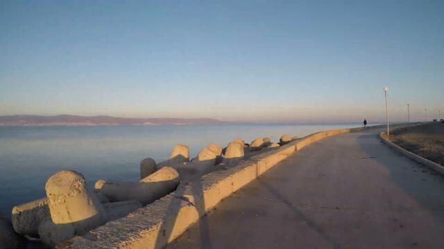 Time Lapse Nesebar (Bulgaria) Sunset - 28 November 2020 - 4K GoPro Hero 5, Karma Grip