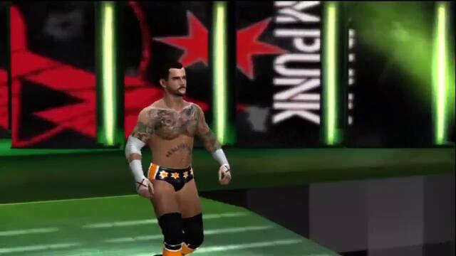 WWE 12 - Gameplay - CM Punk vs John Cena at Money in the Bank Original