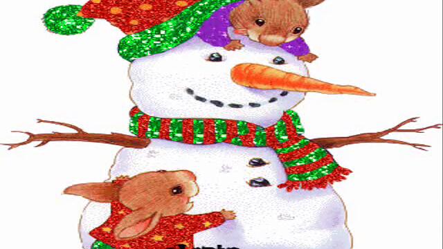 Рой снежинки луди - Детска Зимна песничка за Новата Година - Текст