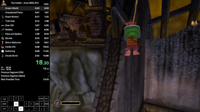 The Hobbit Speedrun World Record in 13:40 - Any% NMG (PC)