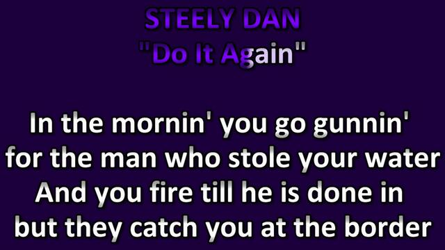 Steely Dan - Do It Again