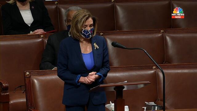 Pelosi: 'The President Must Be Removed From Office Immediately' | NBC News