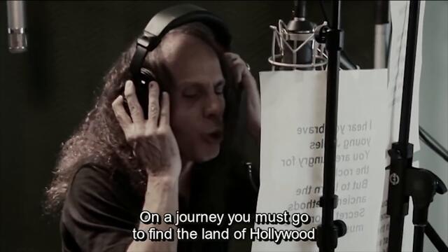 Ronnie James DIO singing in the studio - Pick of Destiny