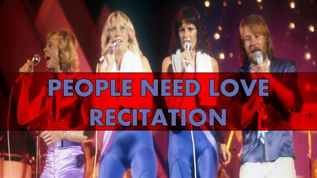 DekoTV - ABBA - People Need Love Recitation (2021)
