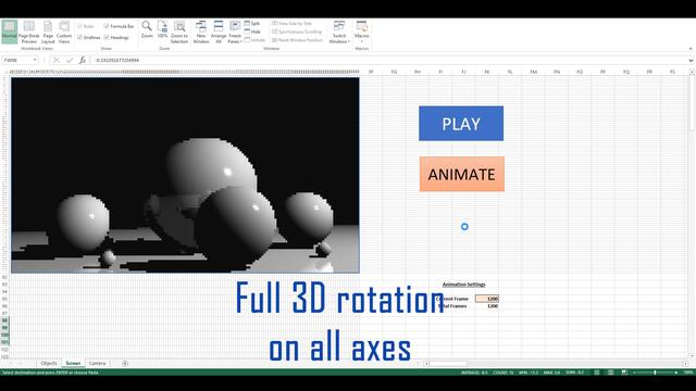 Raytracing - in Excel!!