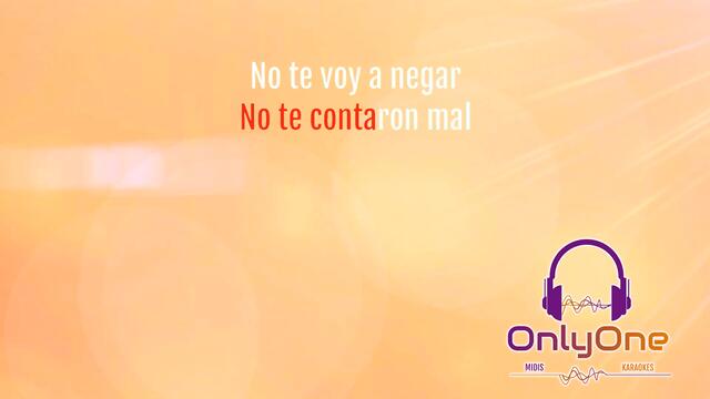 No Te Contaron Mal - Christian Nodal - Full HD Video (OnlyOne Karaoke)