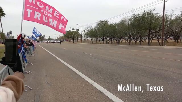 President Donald Trump Motorcade in Texas | Secret Service Motorcade