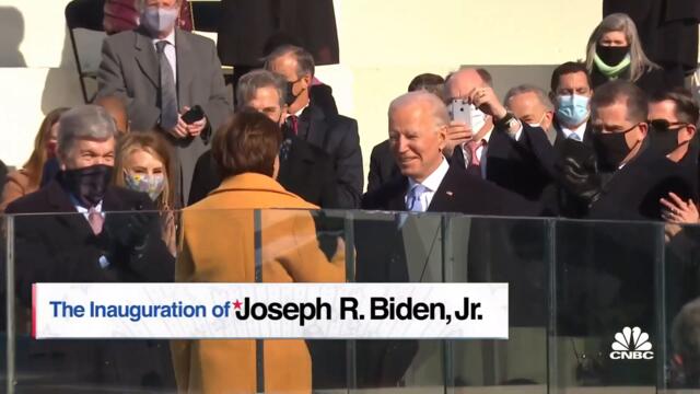 Joe Biden delivers first remarks as president of the U.S.