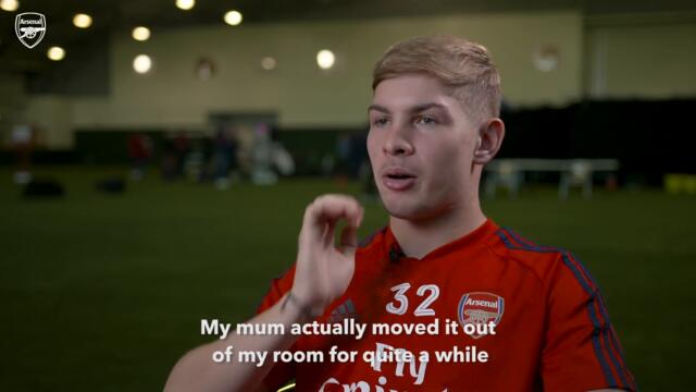 Emile Smith Rowe | Growing up with... | Music, video games, movies, inspirations & more