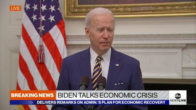 President Biden discusses economic crisis
