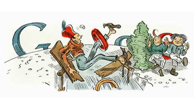 Вилхелм Буш - Google Doodle - Birthday of Wilhelm Busch - 2012 г.