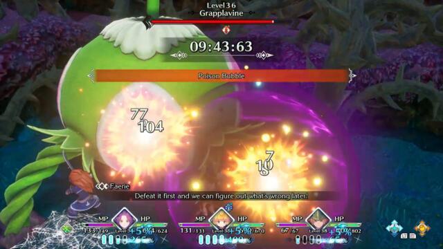 Trials of Mana Grapalvine Boss No Future/No Damage/Using the Allmighty Charlotte!