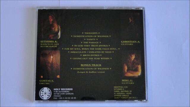 Nightfall - For My Soul, When the Dark Falls Into