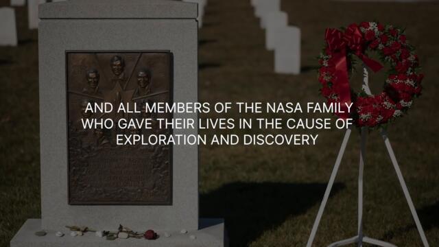 NASA Day of Remembrance at Arlington National Cemetery
