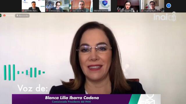 #INAIalMomento Día Internacional de Datos Personales  Comisionada Presidenta