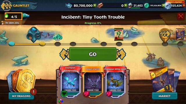 Incident_ Tiny Tooth Trouble — Gauntlet Event Full Walkthrough Gameplay _ Dragons_ Rise of Berk
