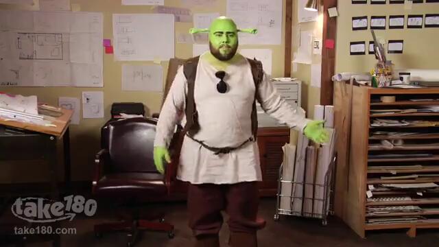 YouTube - ‪Shay Carl is Shrek Auditioning for Robin Hood‬‏