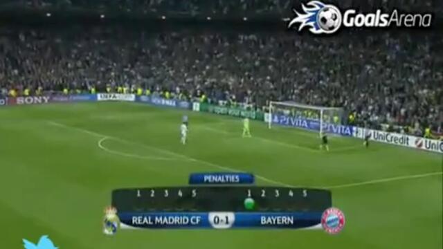 След драматични дузпи Байерн ( Мюнхен) отстрани Реал ( Мадрид ) и се класира на финала на Ш. Л.