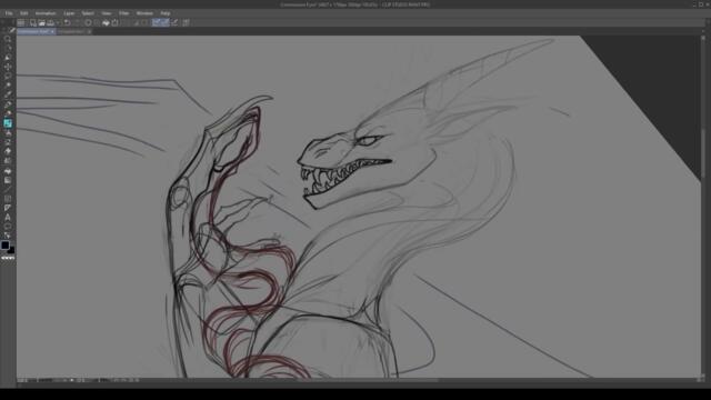 y2mate.com - SpeedPaint Commission  Dragon  Спидпеинт_1080p