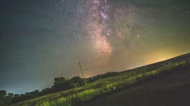 Earth's Rotation Visualized in a Timelapse of the Milky Way Galaxy - 4K