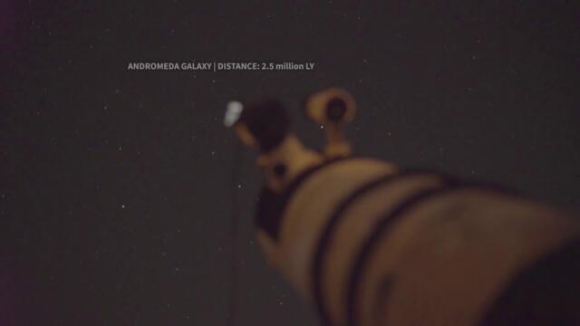 Andromeda Galaxy Live View 10'' Telescope