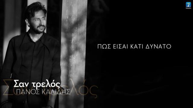 Πάνος Καλίδης - Σαν Τρελός | Official Lyric Video (HD)