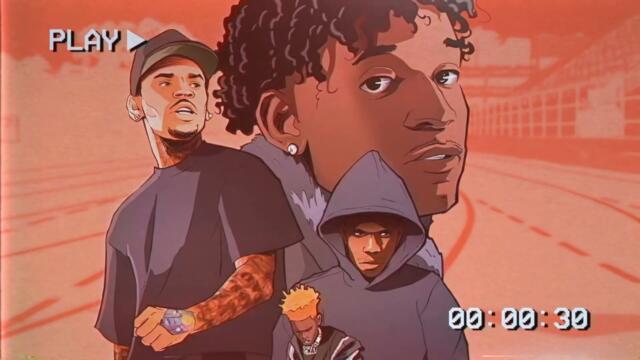 Mooski - Track Star (Remix) ft. Chris Brown, A Boogie Wit Da Hoodie, Yung Bleu