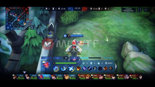 Saber ulti #shorts || Meyhem mode || ML WTF