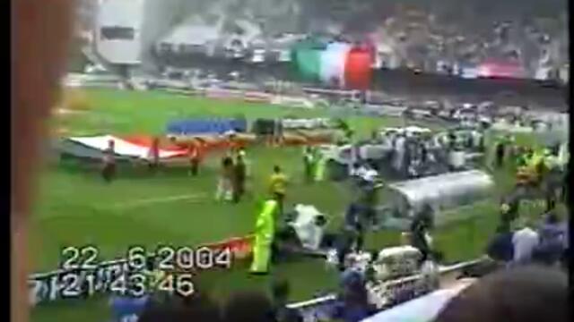 National anthems of Bulgaria and Italy at Euro 2004