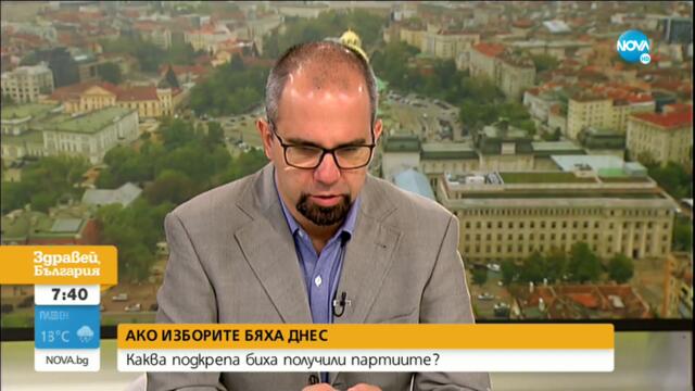 Политолог: Резултатът на ГЕРБ не пада толкова, колкото този на ИТН се вдига - Здравей, България