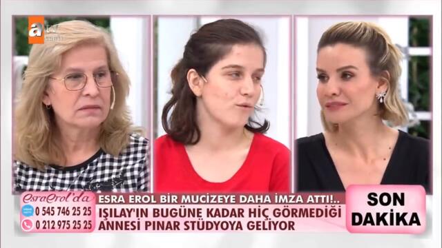 Işılay, 23 yıldır görmediği annesi Pınar'a kavuştu! - @Esra Erol'da 20 Mayıs 2021