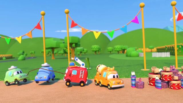 О не! Малчуганът се загуби в лабиринта! Града на Колите- Анимации за деца