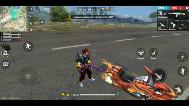 Нашел живой байк во Free Fire (Android)