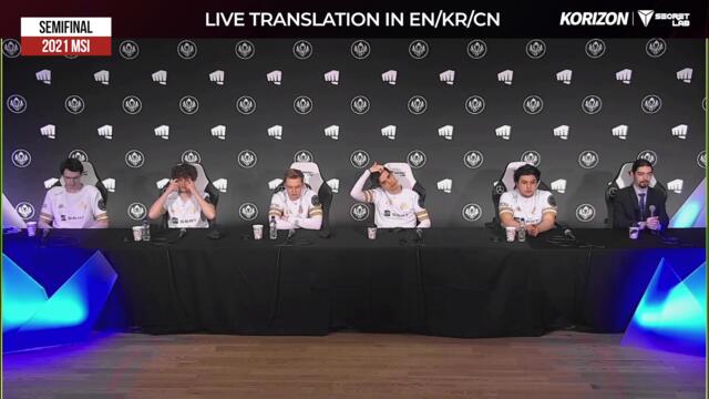 MAD Lions Press Conference #MSI20201 Semifinals, Carzzy/Armut/Elyoya