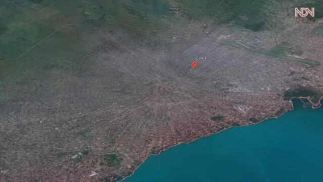 Fast-flowing LAVA Devours homes in Goma! 🌋 Nyiragongo volcano eruption. DR Congo