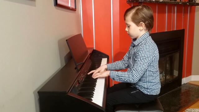 Scott Joplin - Maple Leaf Rag (by 8 year old Jacob Shark)