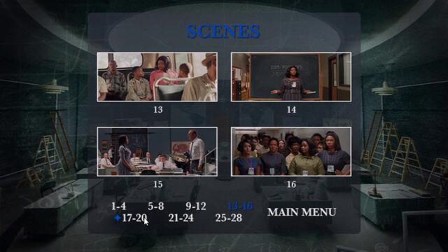 Скрити числа (2017 DVD) - DVD меню