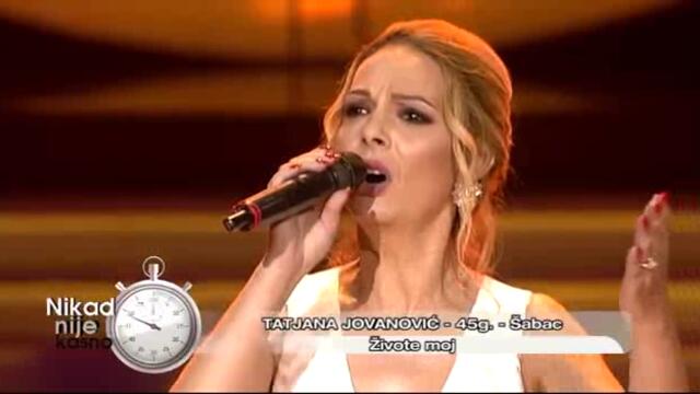 Tatjana Jovanovic Tanja - Zivote moj (live)