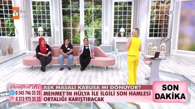 Mehmet'in Hülya ile ilgili son hamlesi ortalığı karıştıracak! - @Esra Erol'da 8 Haziran 2021