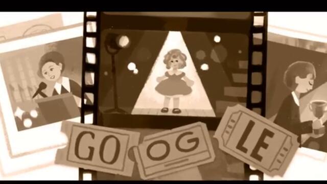 Shirley Temple ~ ♛ Google Doodle  ~ ♛ Celebrating Shirley Temple First Child Receive Oscar Academy Award
