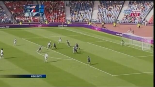 Стрелба с лък - Лондон 2012 г. - Olimpic  London  - Първи мачове на Олимпиадата - САЩ - Франция 4 2 в женския футболен турнир