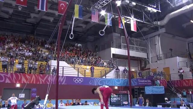 Младежки олимпийски игри 2010 - Гимнастика Халки Men's Rings Final - Artistic Gymnastics